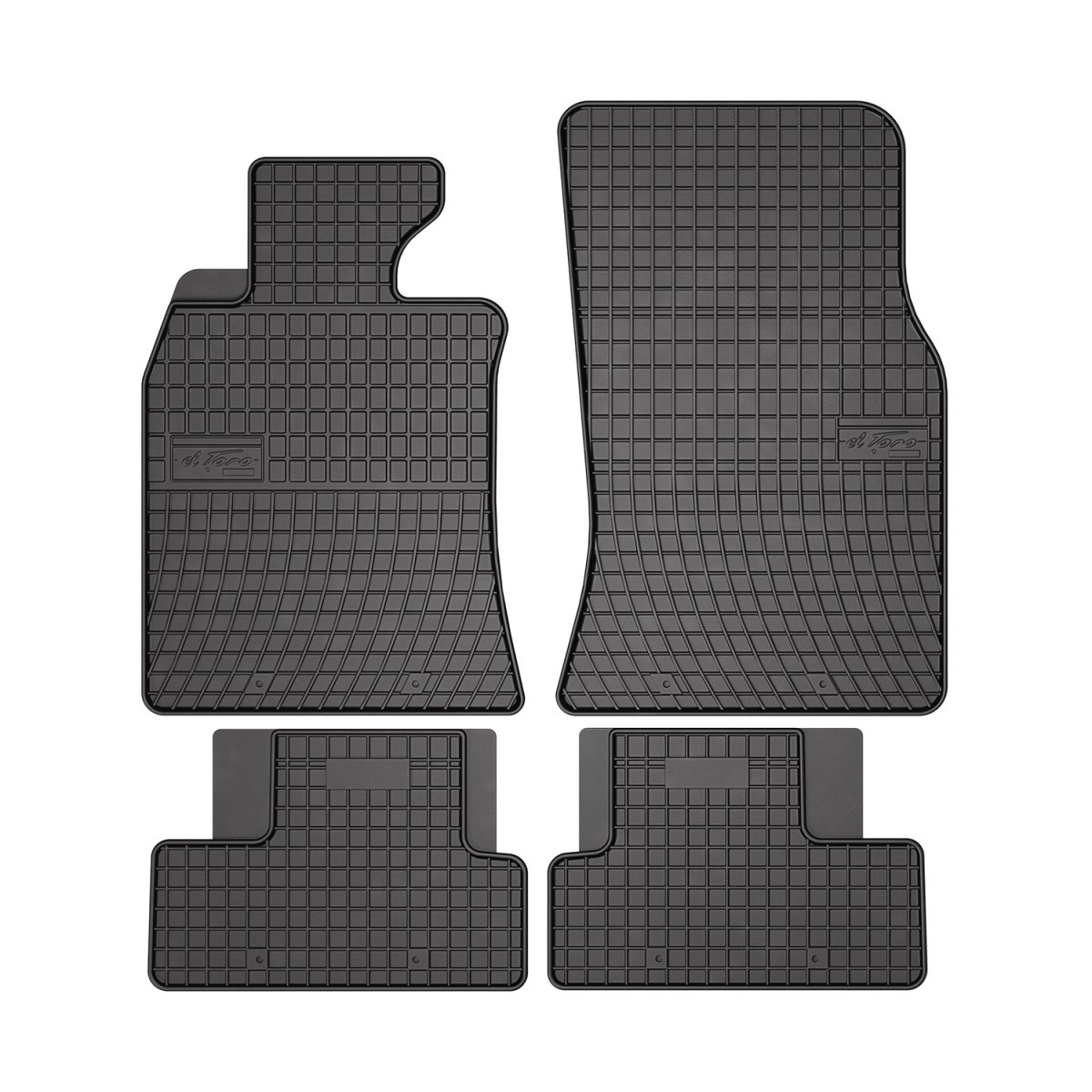 Mini Cooper Floor Mats - Omac - El Toro Rubber - Black - '01-'14